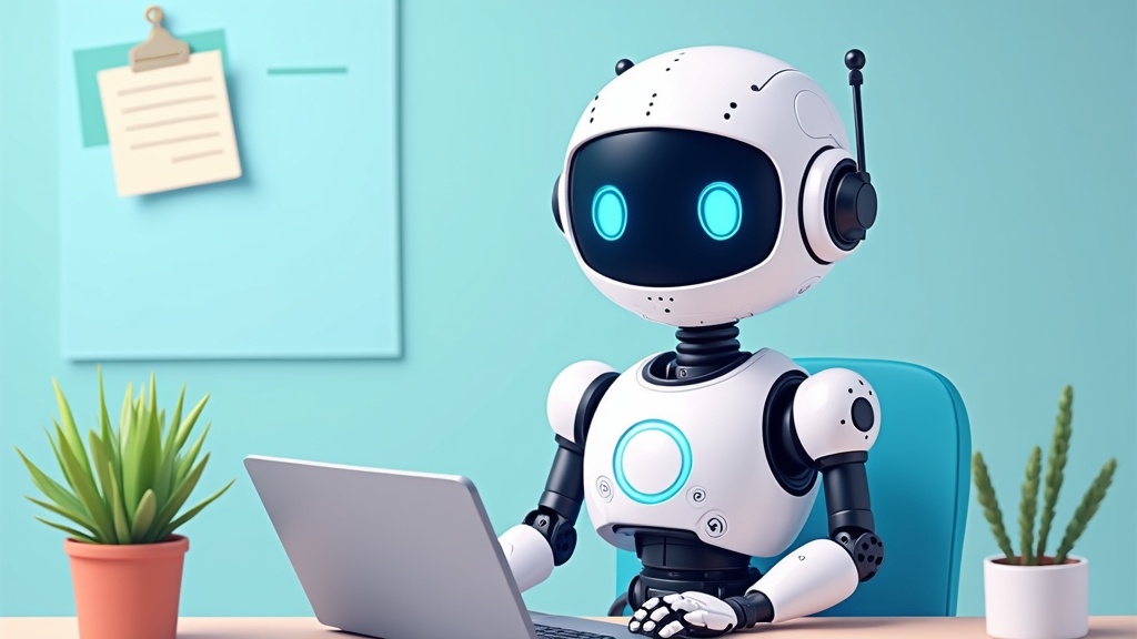 Happy focused AI