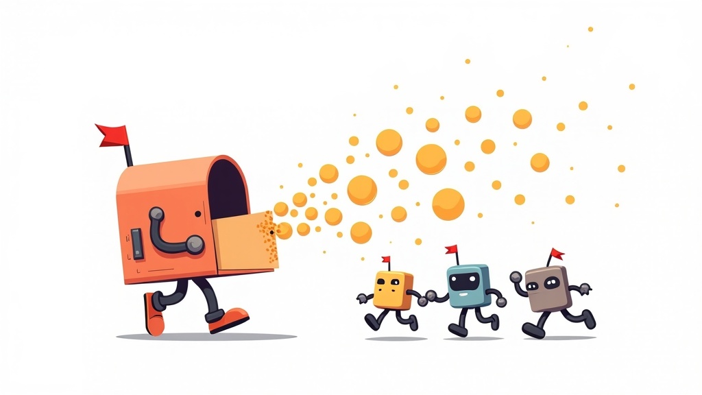 Mailbox sending multiple notification bursts triggering many CI runners