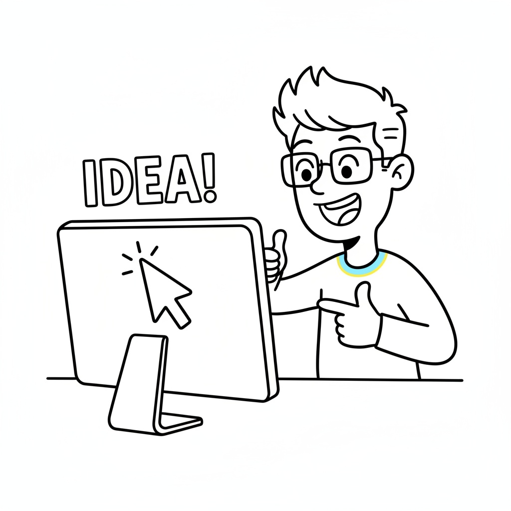 Excited developer with Cursor